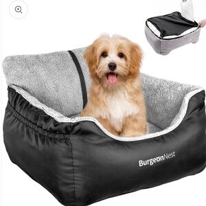 Black and Gray Dog Bed